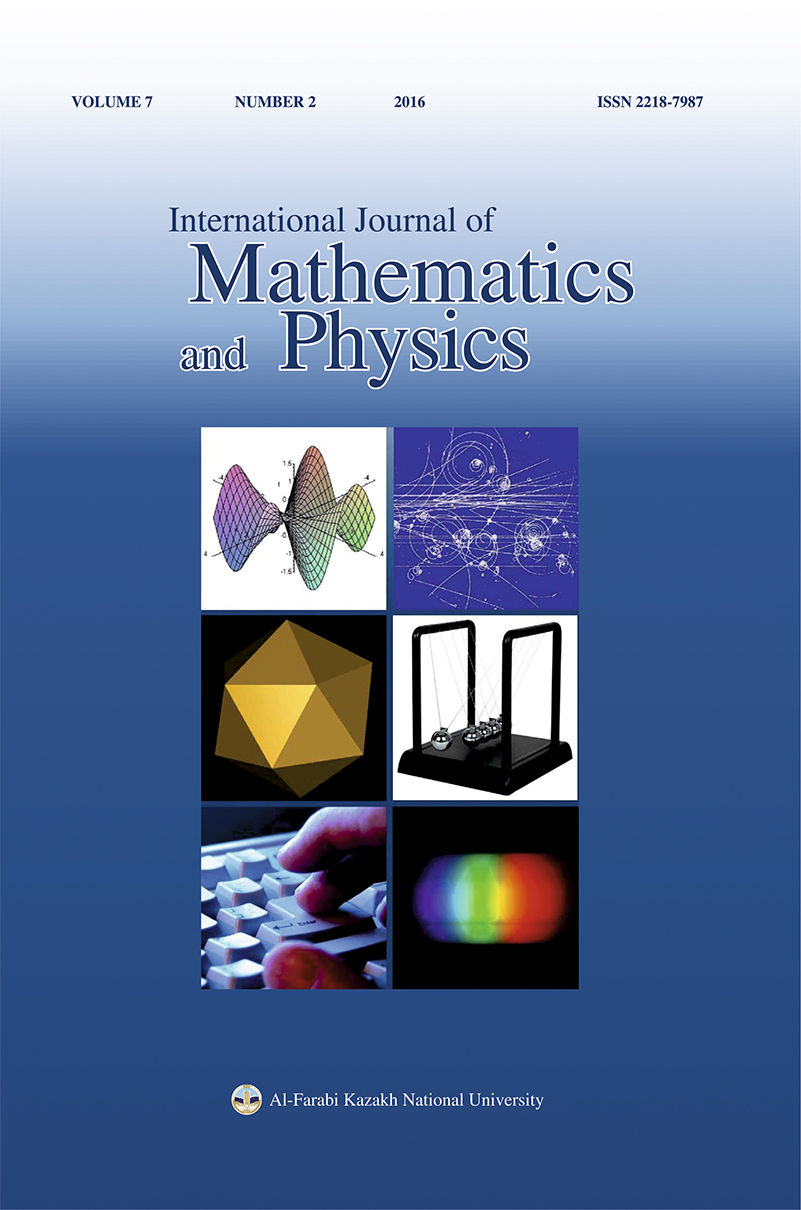 					View Vol. 8 No. 2 (2017): International Journal of Mathematics and Physics
				